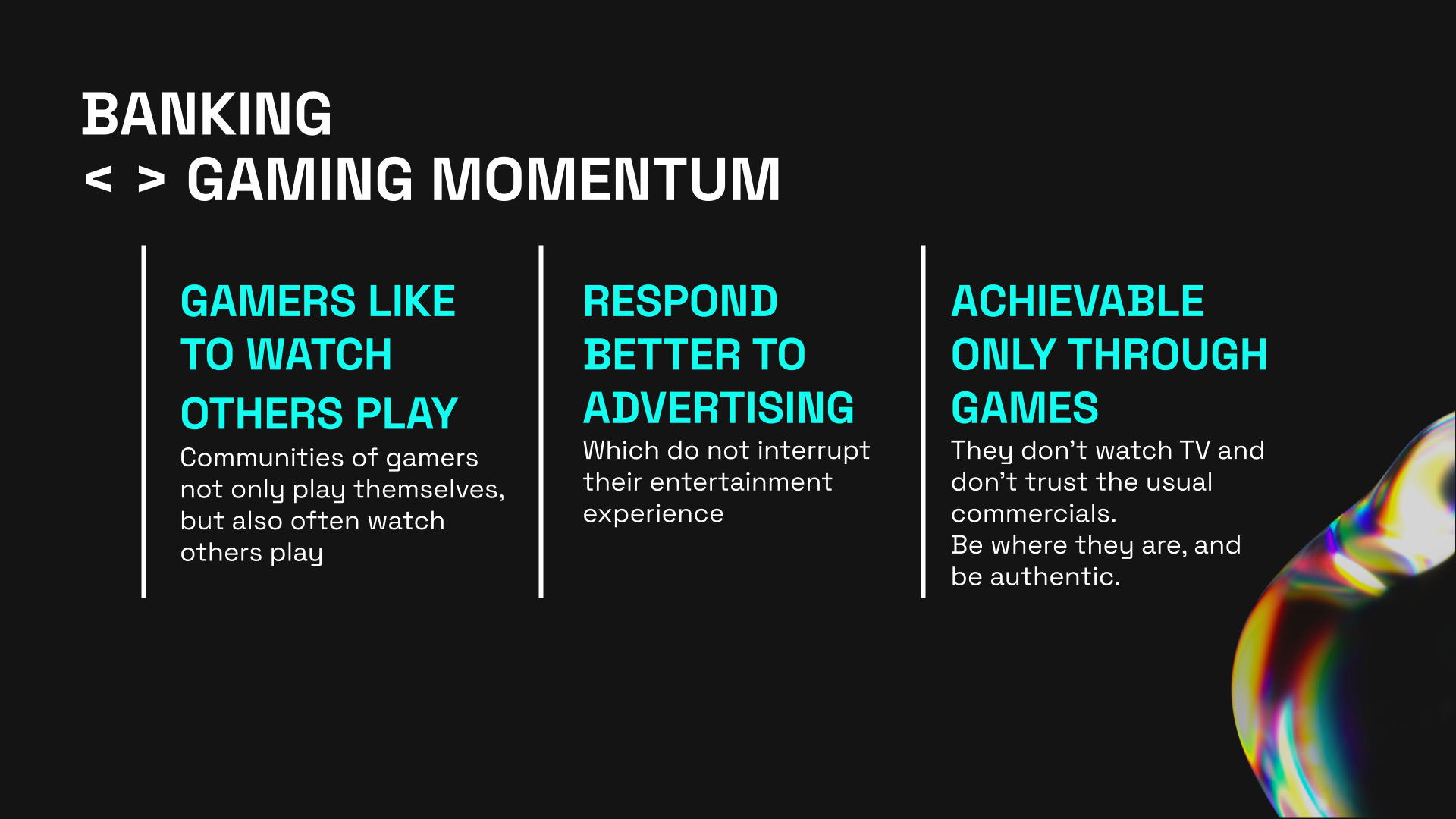 banking x gaming